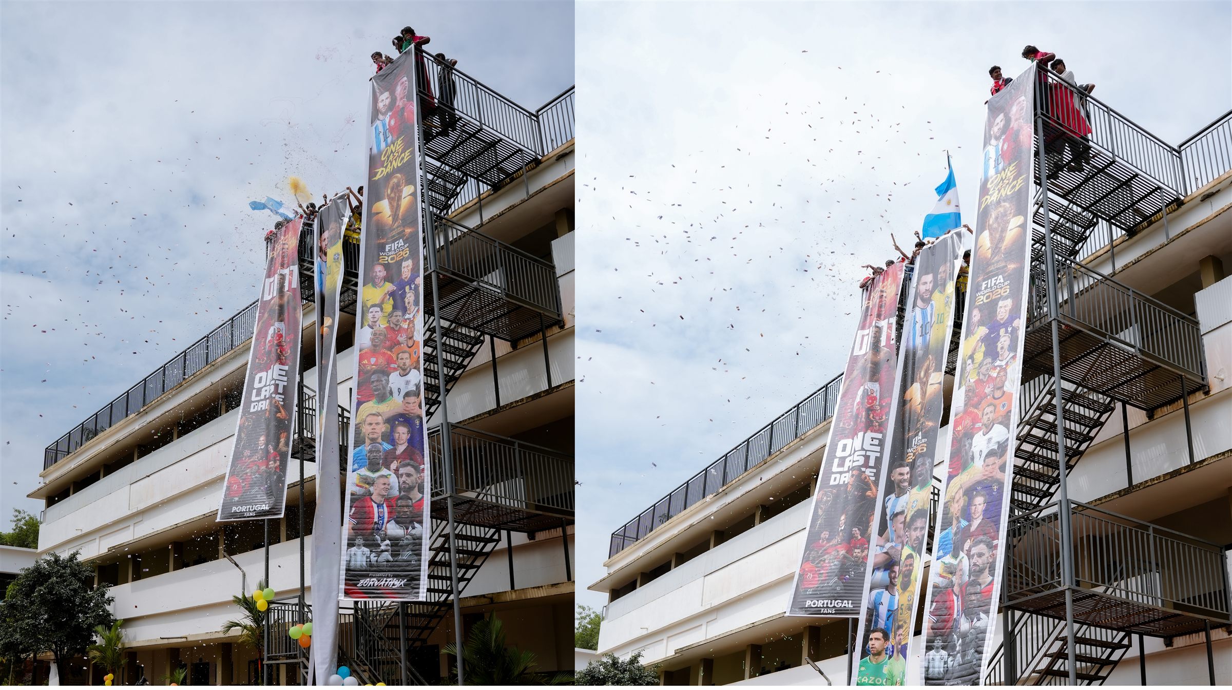 FIFA Fest banner drop